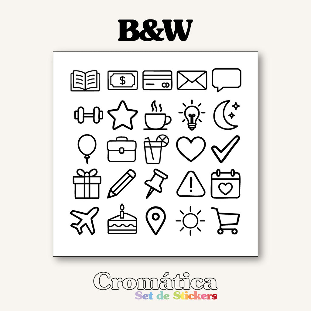 Bundle Stickers Cromática 2026