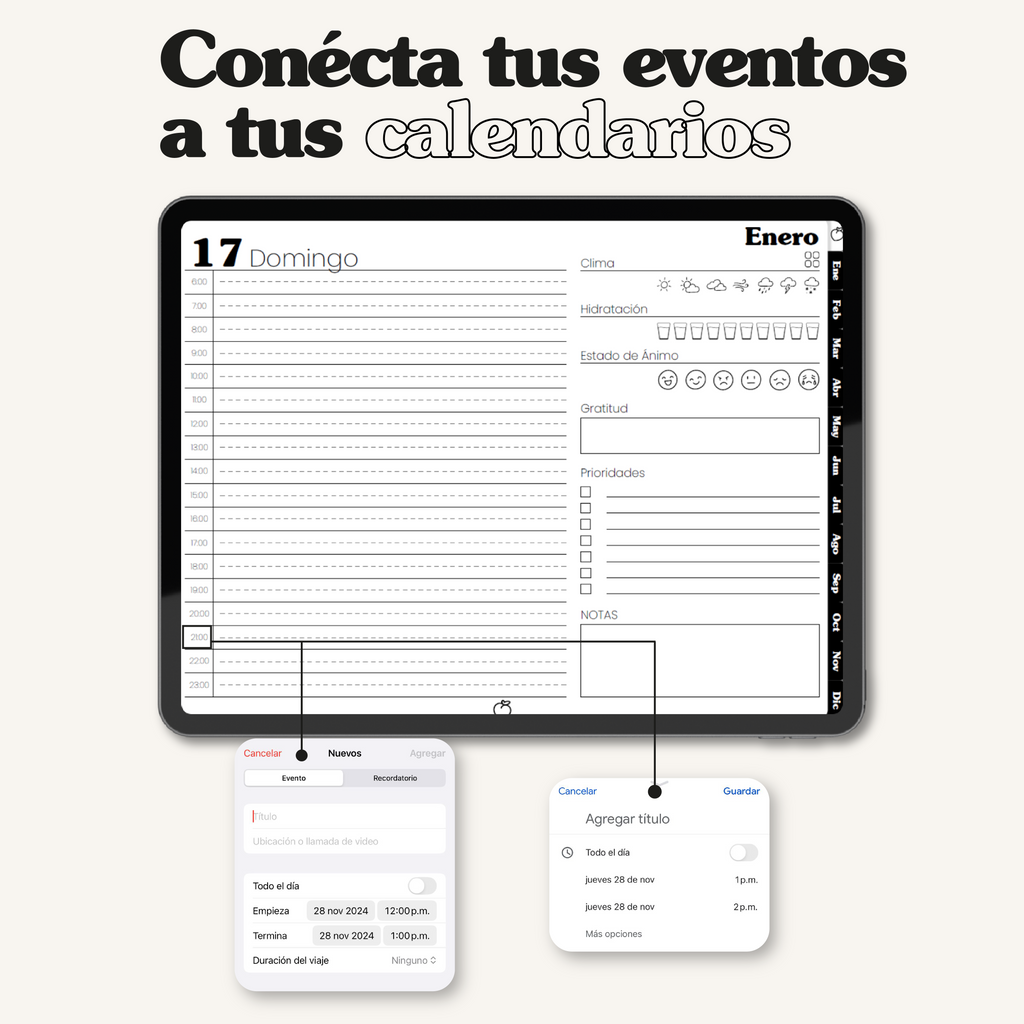 Agenda Digital Monocromática 2027 🖤