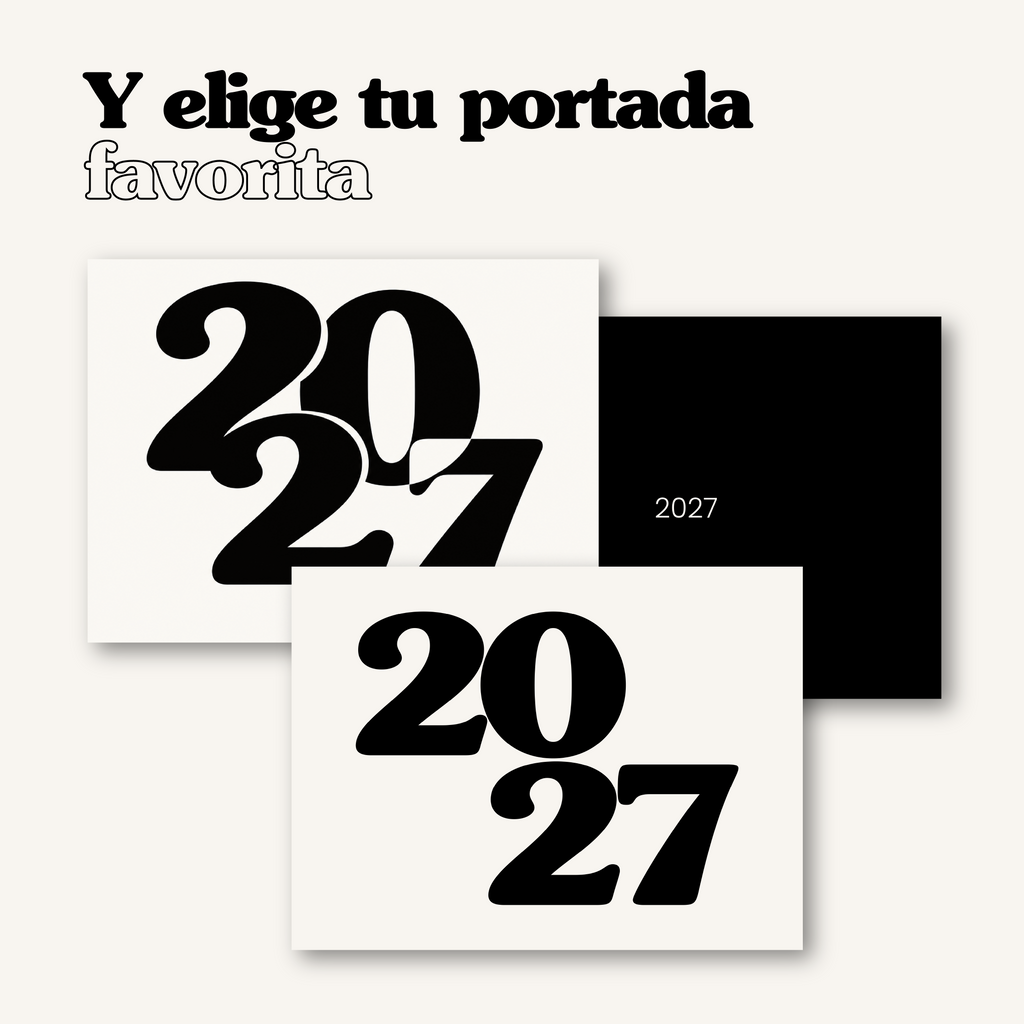 Agenda Digital Monocromática 2027 🖤